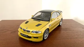 1:18 KYOSHO BMW E46 M3 GTR Street Version