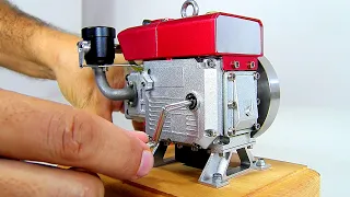 ( MINI STATIONARY ENGINE ) 3.5cc, 4 stroke, gasoline! PART - 3