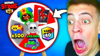 BRAWL STARS GLÜCKSRAD, ABER es wird IMMER EXTREMER... 😰 (Nicht nachmachen)