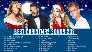 Michael Bublé ,Mariah Carey, Taylor Swift, Justin Bieber 🎅 Best Merry Christmas Songs 2021