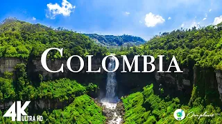 Colombia 4K - Scenic Relaxation Film With Calming Music | Meditation Relaxing Music (4K Video Ultra)