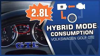 Volkswagen Golf GTE - Hybrid mode consumption