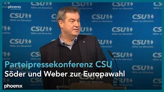 Parteipressekonferenz der CSU vom 18.03.24