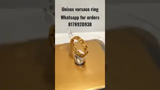 gold Versace ring