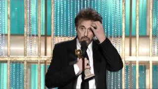 Al Pacino Wins Best Actor TV Movie - Golden Globes 2011