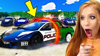 TRANSFORMEI CARROS NORMAIS EM SUPER CARROS DA POLÍCIA NO GTA 5 RP!!!