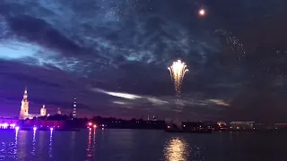 Алые Паруса 2018. Санкт-Петербург. 1 часть. Scarlet Sails 2018. Fireworks. Saint-Petersburg. Part 1.