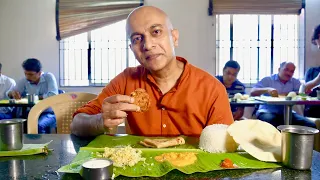 Exploring Authentic Tamil-Brahmin Vegetarian Banana Leaf Meal At Iyer Mess In Bengaluru|Malleshwaram