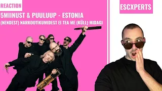 ESTONIA 🇪🇪 - 5MIINUST, PUULUUP (Nendest) narkootikumidest ei tea me (küll) midagi - Eurovision 2024