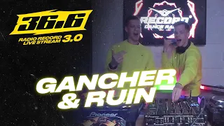 GANCHER & RUIN — «36.6» Radio Record Live Stream 3.0