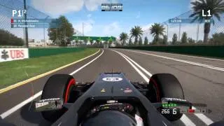 F1 2013 Onboard with Sauber at Australia (Albert Park)