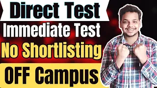 Direct Test Biggest Hiring | OFF Campus Job Drive For 2024 , 2023 , 2022 Batch Hiring | Fresher Jobs