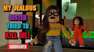 MY JEALOUS SISTER TRIED TO KILL ME....!!! || Brookhaven Mini Movie (VOICED) || CoxoSparkle2