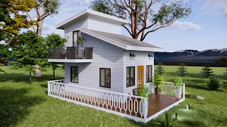 4x6 Meters Only -  Unique Loft-Type Tiny House Design Idea  | Exploring Tiny House