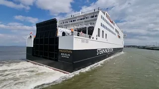 Manxman arriving at Heysham