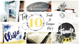 TOP ✨ 10✨ TRASH TO TREASURE DIYS | THRIFT FLIPS | TRASH TO TREASURE MAKEOVERS | THRIFT FLIP DIYS