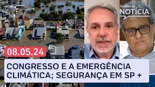 Inundações no Rio Grande do Sul: emergência climática; segurança pública em SP | Análise da Notícia