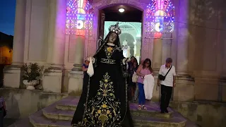 Monterosso Calabro MARIA SS.MA ADDOLORATA E SSMO CROCIFISSO Festa 2023 Uscita processione Addolorata