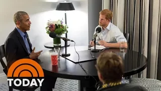 Prince Harry’s Interview With Former President Obama Released Amid Meghan Markle Mania | TODAY