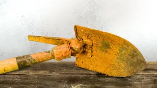Rusty 1960’s US Army Shovel Restoration