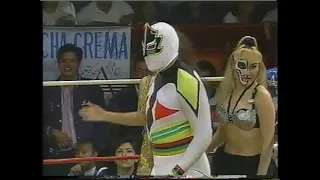 Konnan/La Parka/Mascara Sagrada II vs. Heavy Metal/Jerry Estrada/Pierroth Jr.