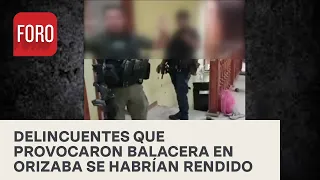 Presunto delincuente dialoga con dos policías tras balacera en Orizaba - En una hora