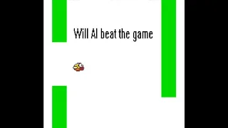 AI (Neural Network) learns to play flappy bird