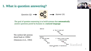 Stanford CS224N NLP with Deep Learning | Winter 2021 | Lecture 12 - Question Answering