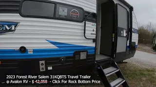 2023 Salem 31KQBTS Travel Trailer Walk Through Stock 11028