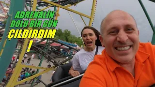 LUNAPARK DA ADRENALİN DOLU BİR GÜN ! KORKUDAN ÇILDIRDIM !