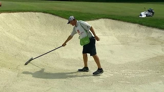 Bunker raking 101 with Jim "Bones" Mackay at Wells Fargo