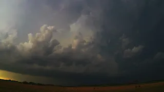 Nebraska Tornado warned Supercell June 1, 2018