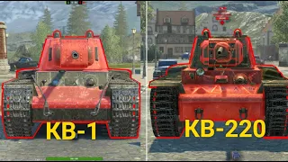 ЧТО ЛУЧШЕ НОВЫЙ ТАНК КВ-220 БЕТАТЕСТ ИЛИ ЛЕГЕНДА КВ-1 | TANKS BLITZ