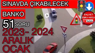 ANİMASYON SORUYU KIMLER BİLECEK/ 2023 ARALIK 2024 OCAK EHLİYET SINAV SORULARI/EHLİYET SINAV SORULARI