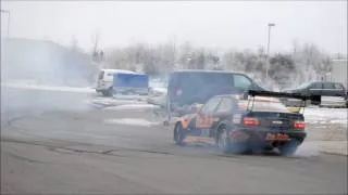 Automobilmesse Erfurt 2011 Driftshow Drifttaxi Gräff