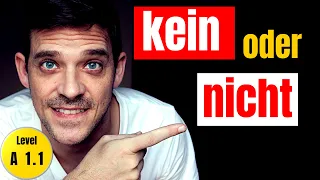 Kein vs Nicht | The difference and rules explained! | YourGermanTeacher