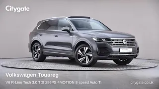 Volkswagen Touareg - V6 R-Line Tech 3.0 TDI 286PS 4MOTION 8-speed Auto Ti - Citygate Volkswagen C...