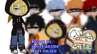 | Sport anime reaction Yuri on ice | Ли | Юри на льду | реакция |