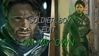 Soldier boy edit (on my own) the boys movie #theboys #soldierboy #soldierboyedit #song #onmyown #fyp