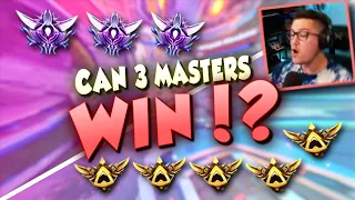 3 MASTERS vs 5 GOLD PLAYERS. IS IT POSSIBLE?