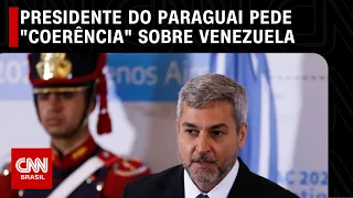 Presidente do Paraguai pede "coerência" sobre Venezuela | CNN 360º