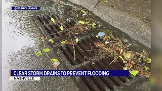 Metro Water asks residents to clear storm drains ahead of rain