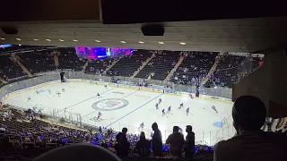 New York Rangers enter for warm-up 1/30/2022