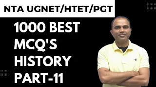Best 1000 MCQ Series/Indian History/Part 11| For NTA UGC /NET-JRF,UPSC,PGT History BY:SALINDER SINGH