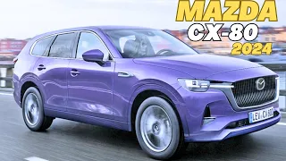 NEW 2024 Mazda CX-80 Release Date - Everything you need to know about a super luxury three-row SUV !