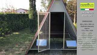 Gallinero mod  Elevado presentación