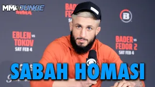 Sabah Homasi on fighting Ward: "It's a g*ddamn car crash. That's what's gonna happen" | Bellator 290