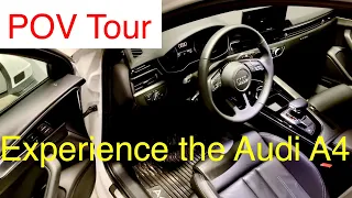 2020-2024 Audi A4 45 TFSI Quattro Premium POV Walkaround Interior, Exterior, and Performance Tour