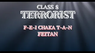 Feitan - F-E-I CHAKA T-A-N