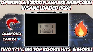 *CRAZY LOADED $2,000 BOX!* 2020-21 Panini Flawless Collegiate Draft Picks Basketball Hobby Briefcase